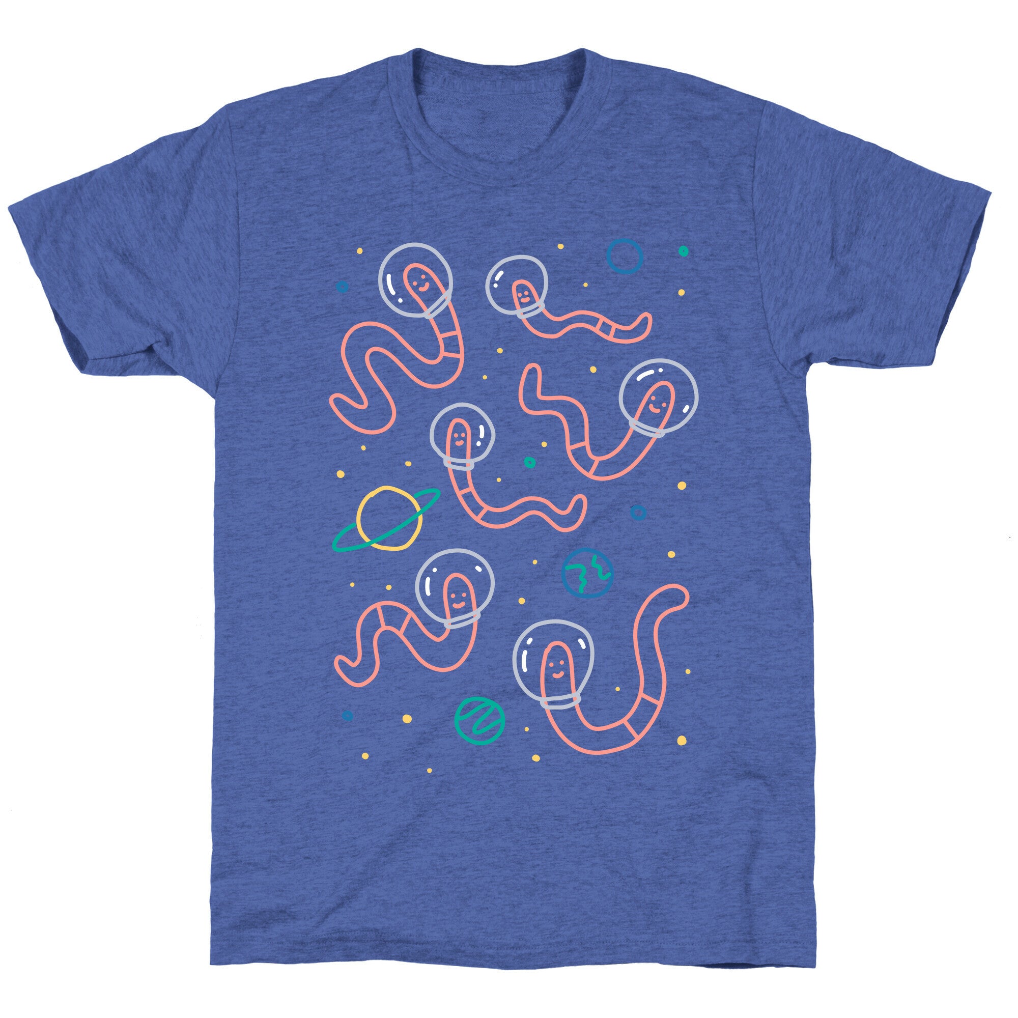 Worms In Space Unisex Triblend Tee